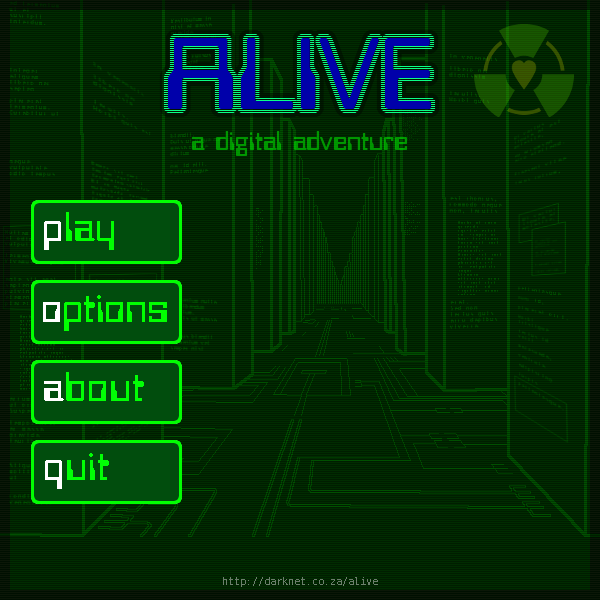 main menu